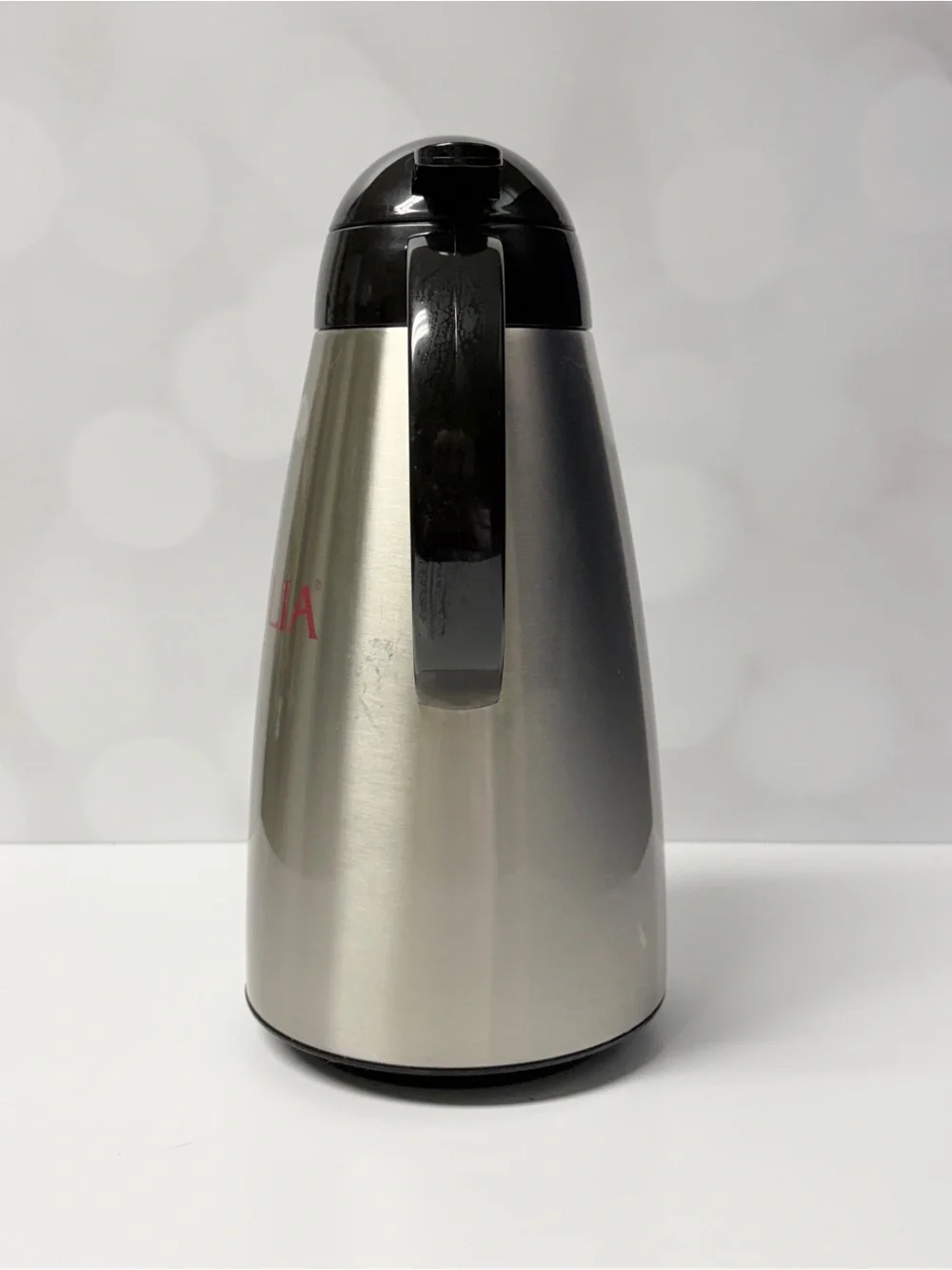 Gevalia Stainless Steel Thermal Carafe - Silver with Black